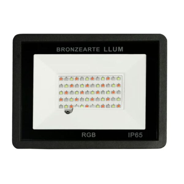Refletor LED de Alumínio IP66 50W 3750 Lúmens Bivolt Bronzearte