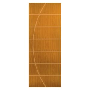 Folha de Porta Frisada Colmeia Melamínica Neblina Mogno MGM