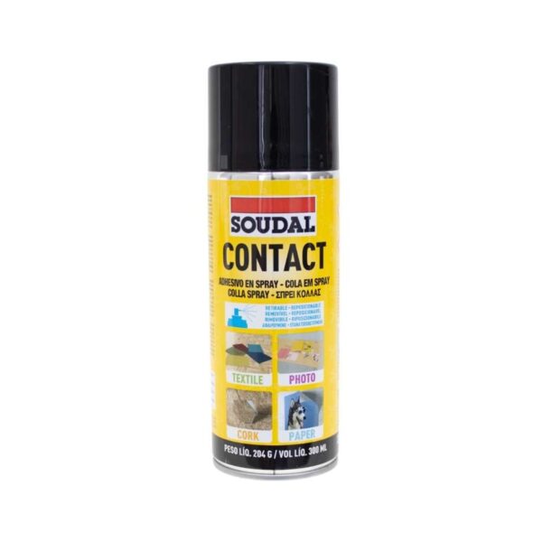 Adesivo Cola de Contato Spray 300ml Soudal