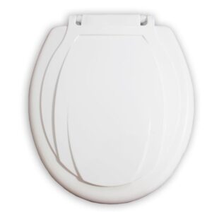 Assento Sanitário Convencional Almofadado Soft PP Oval Branco