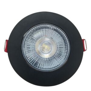 Spot LED de Embutir Supimpa Redondo Preto 5W Bivolt Avant