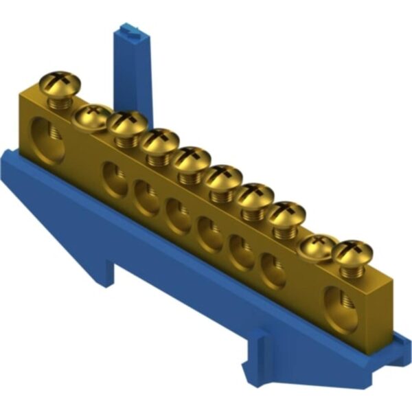 Barramento Neutro com 8 Furos para Trilho Din Brum
