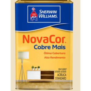 Tinta Standard Acrílica Fosco Novacor Cobre Mais 18L Sherwin Willians