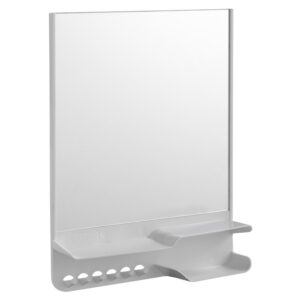 Armário para Banheiro com Espelho Prático 34,8×26,5cm Branco Astra