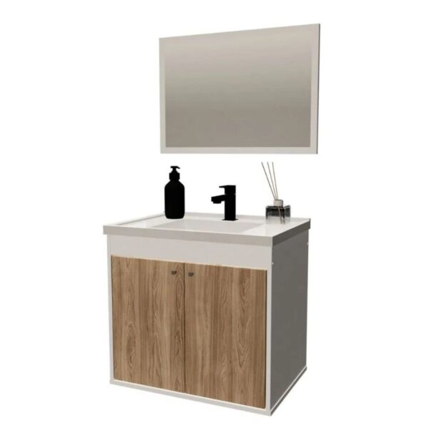 Kit Gabinete para Banheiro Aster 51cm Cerocha