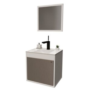 Kit Gabinete para Banheiro Canis 40cm Cerocha