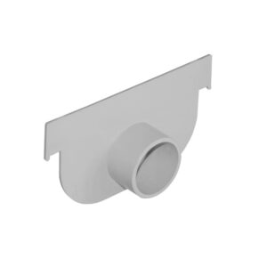 Cabeceira Baixo com Descarga Polipropileno Cinza 13x5cm Odem