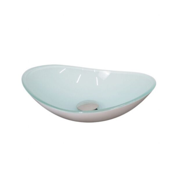 Cuba de Apoio Vidro Oval CO-38 38x30cm Vmex