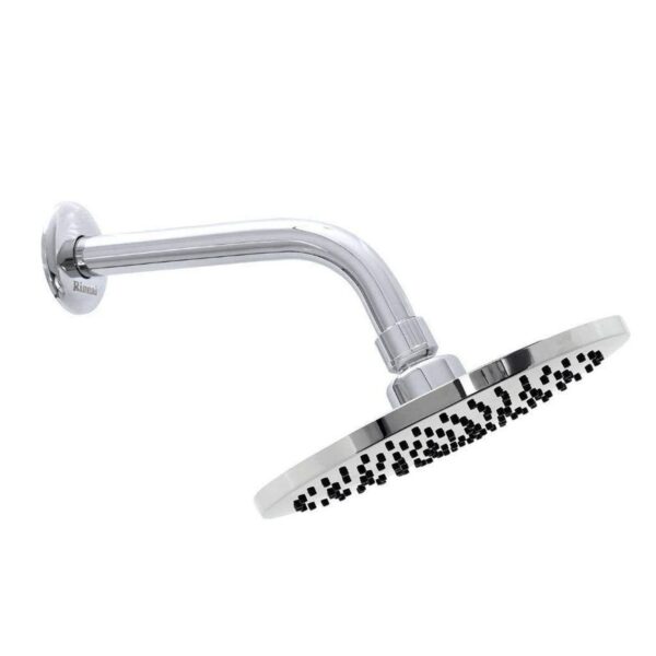 Chuveiro Redondo Cromado Parede Rinnai