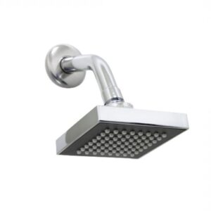 Chuveiro Quadrado Cromado Parede Rubi Soft Bognar
