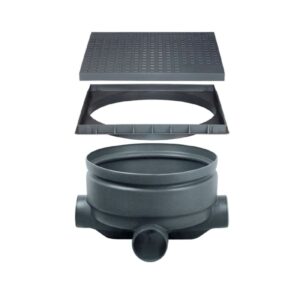 Caixa de Inspeção Polipropileno Master Plus Cinza Odem