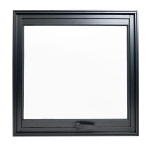 Janela Maxim-ar Vidro Boreal sem Grade Alumínio Preto Lux