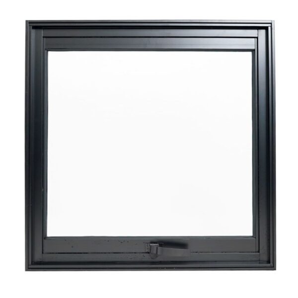 Janela Maxim-ar Vidro Boreal sem Grade Alumínio Preto Lux