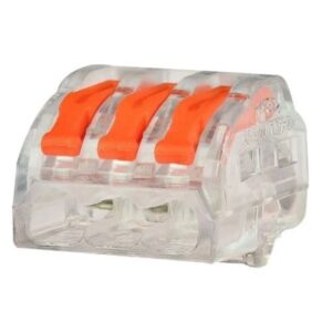Conector Emenda 3 Fios até 4mm² IP20 Eletrokit