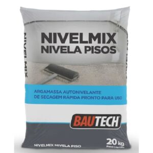 Argamassa Niveladora para Piso Nilvelmix AN10 20Kg Bautech