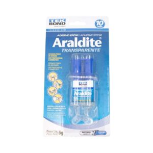 Cola Epóxi Transparente Araldite 6g Tekbond