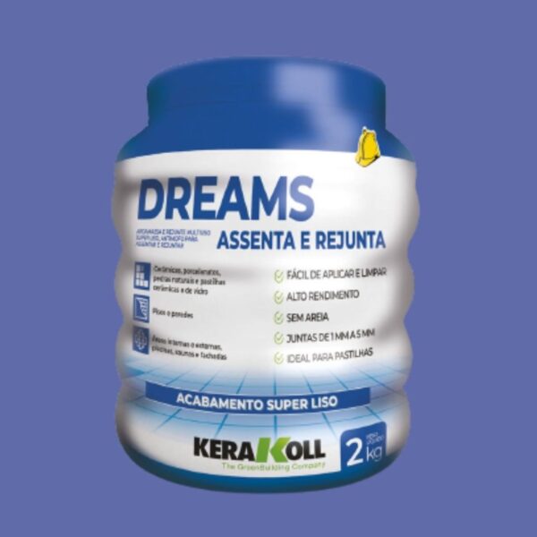 Rejunte Resinado Dreams Assenta e Rejunta 2kg Kerakoll