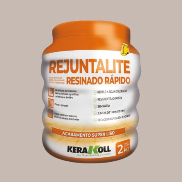 Rejunte Resinado Seca Rápido 2kg Kerakoll