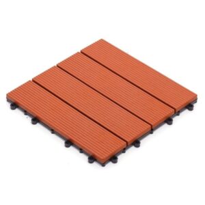 Mini Deck Polipropileno Frisado Padrão Caramelo 30x30cm Massol