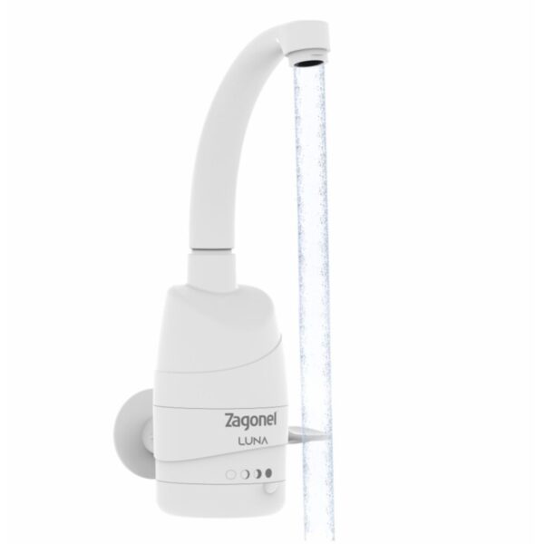 Torneira Elétrica Luna de Parede Branca 127V 5500W Zagonel
