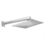 Chuveiro Quadrado Slim Cromado Parede 20cm 1726 Stoc Metais