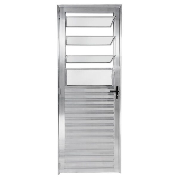 Porta Basculante Vidro Boreal Alumínio Brilhante 210x80cm Proex