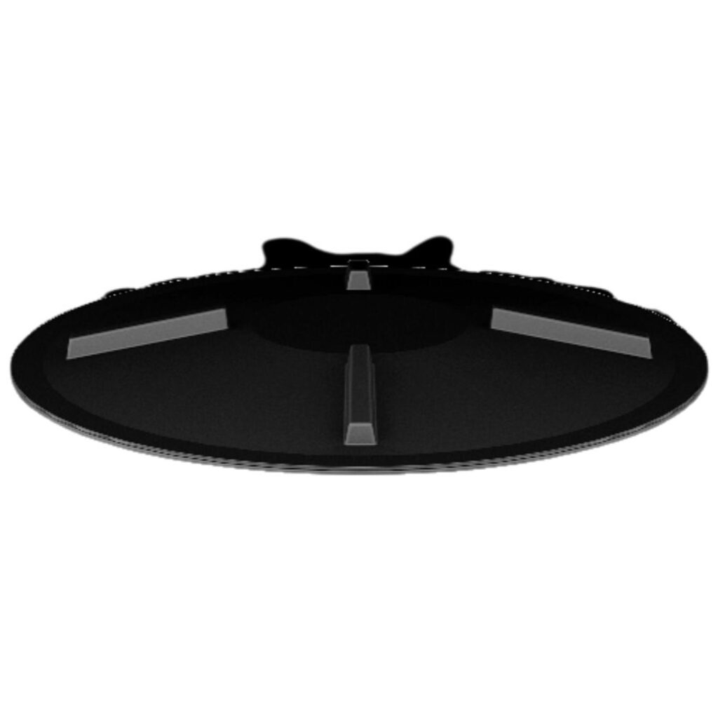 Tampa Rosca Caixa d’Água Polietileno Fortplus Preto 60x60cm Fortlev