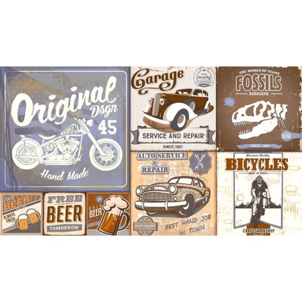 Revestimento HD 160087 Bold Acetinado Miscelânea 32x58cm 2,02m2