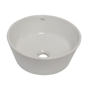 Cuba de Apoio Louça Redonda 55CB13-J-1FB Branca 35cm Fiori