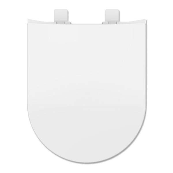 Assento Sanitário Vesúvio Polipropileno Quadrado Branco
