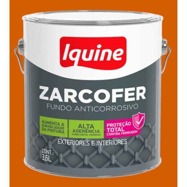 Fundo Anticorrosivo Zarcofer Laranja Iquine