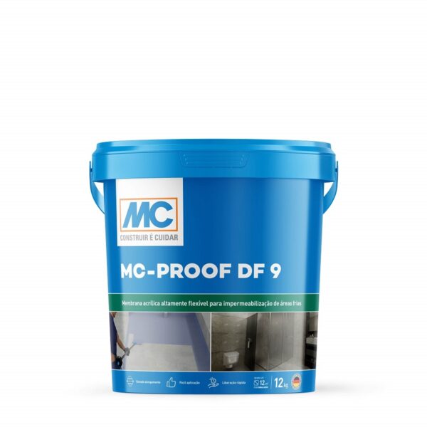 Membrana Acrílica Impermeabilizante McProof DF9 Azul Mc Bauchemie