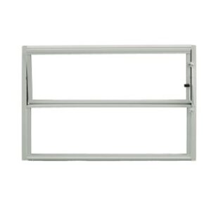 Janela Basculante 2 Folhas Vidro Boreal Alumínio Branco Quality