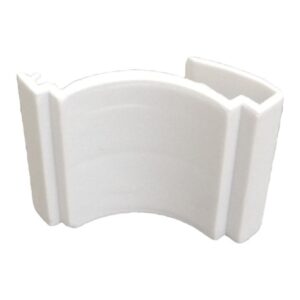 Emenda Meia Cana para Forro PVC Branco 1,5×2,5cm Bariri