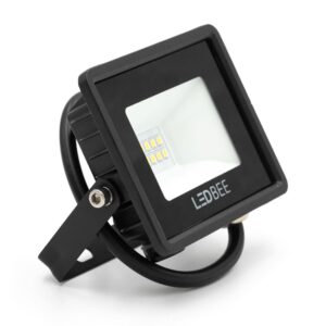 Refletor LED de Alumínio Slim IP66 10W 800 Lúmens Bivolt LedBee