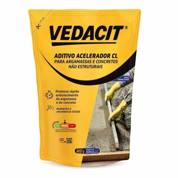 Aditivo Acelerador para Argamassa e Concreto Vedacit