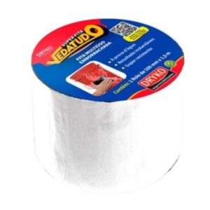 Fita Super Vedatudo para Reparos Gerais Branco 1,5m Dryko