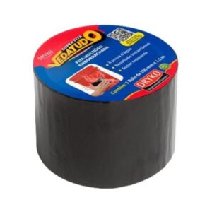 Fita Super Vedatudo para Reparos Gerais Preto 1,5m Dryko