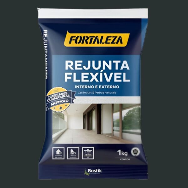 Rejunte Flexível Cerâmica 1kg Fortaleza
