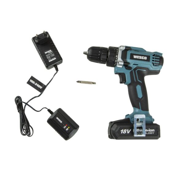 Furadeira Parafusadeira 3/8″ 18V 1 Bat WS2972 Wesco