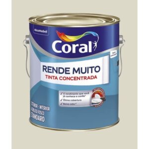 Tinta Standard Acrílica Fosco Rende Muito Gelo 3,2L Coral