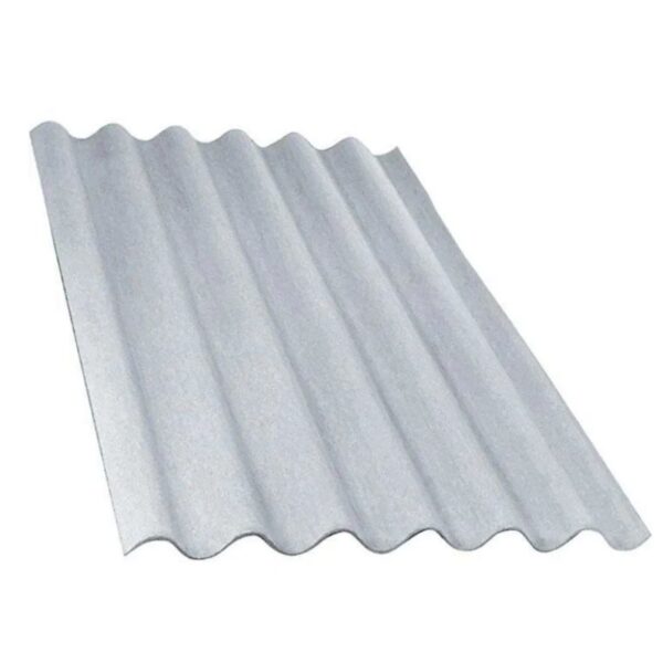 Telha Ondulada de Fibrocimento Cinza 6mm 2,44×1,1m Casalit