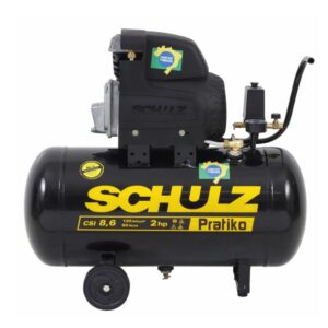 Motocompressor CSI 50L 8,6 pés 120LBS 2HP Pratiko Schulz