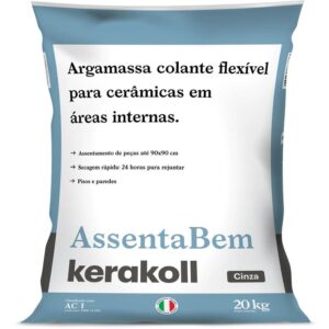 Argamassa Interna AC1 Assentabem Cinza 20kg Kerakoll