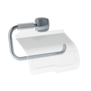 Porta Papel Higiênico Florença Plástico com Tampa Valeplast