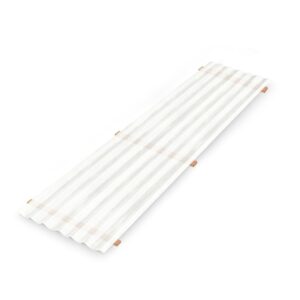 Telha Fibra de Vidro Incolor 0,6mm 2,44×1,1m Lux Telhas