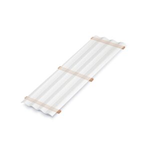 Telha Fibra de Vidro Incolor 0,6mm 2,44×0,5m Lux Telhas