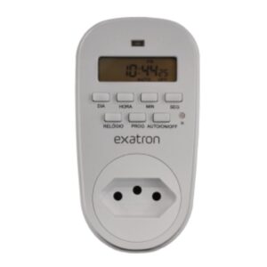 Temporizador Timer Digital 40 Programações para Tomada Exatron
