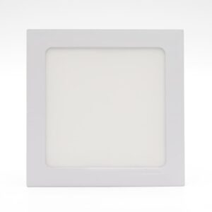 Painel LED de Embutir Quadrado Luz Amarela Bivolt LedBee