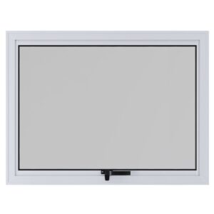 Janela Maxim-ar Vidro Boreal sem Grade Alumínio Branco Premium Proex